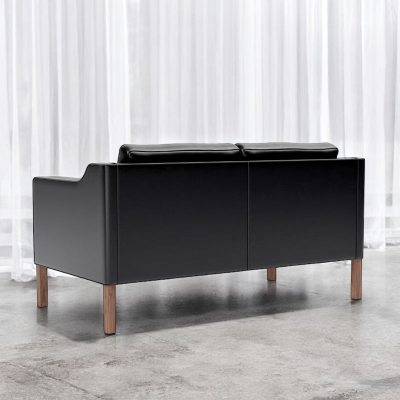 Couch - 2 Seater Black x2 Available