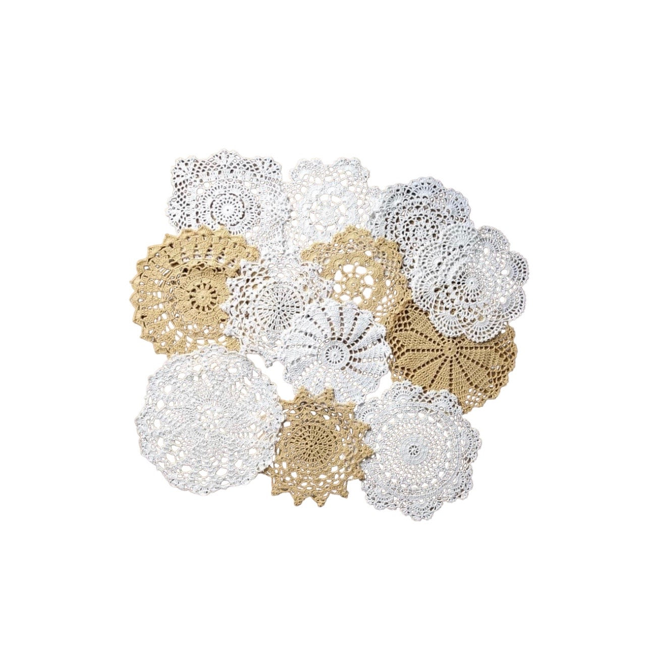 Vintage Doily's Various Sizes, Colours, Lace & Linen