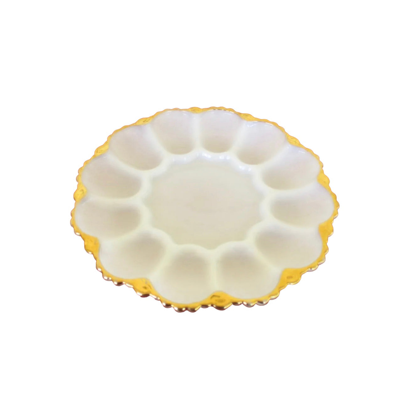 Vintage Fire King White Egg & Oyster Platter Rockhamton Vintage Hire