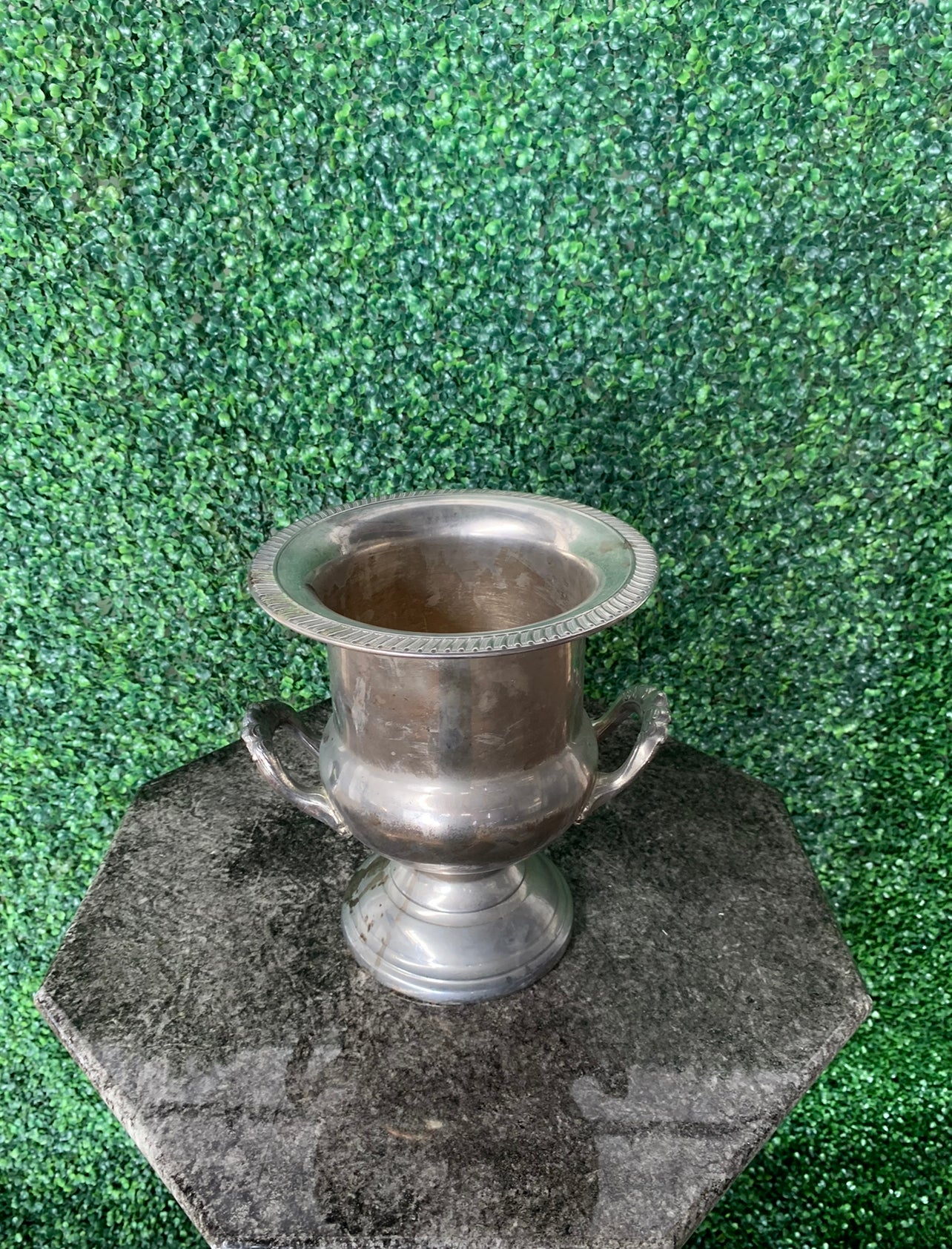 Drinks Cooler Ice Bucket - Vintage Silver Rockhampton Vintage Hire