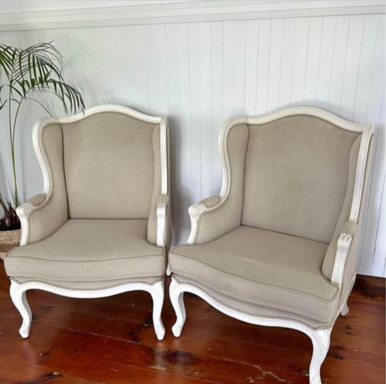 Couch - French Provincial Armchairs x2 Bundle Rockhampton Vintage Hire
