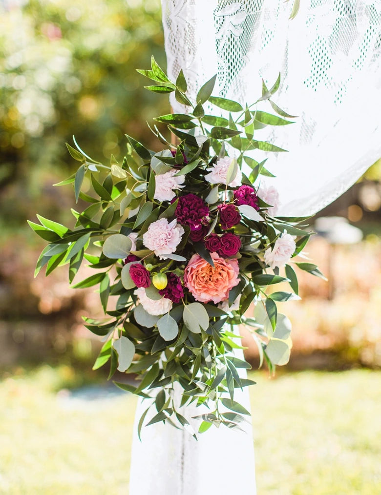 Lace Curtains - White Rockhampton Vintage Hire Weddings Rockhampton