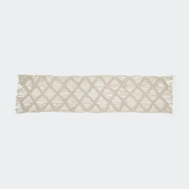 macrame table runners Rockhampton Vintage Hire