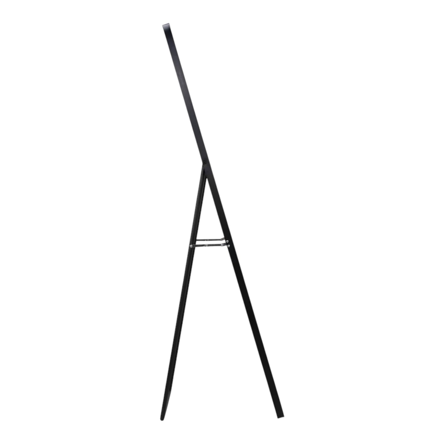 Floor standing black frame mirror, perfect for wedding welcome sign, photo booth and event seating plans. Rockhampton Vintage Hire