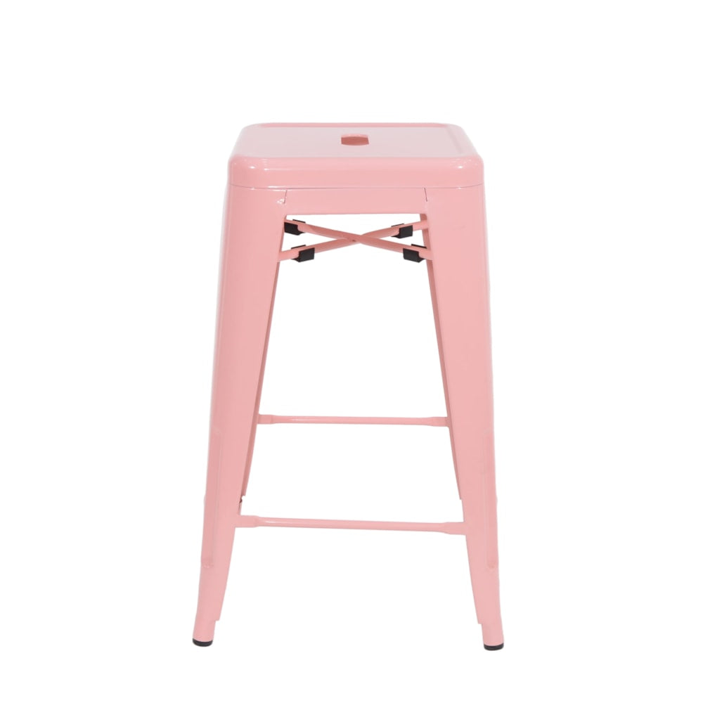 RVH Stools Wedding & Event Tolix Pink Rockhampton Vintage Hire