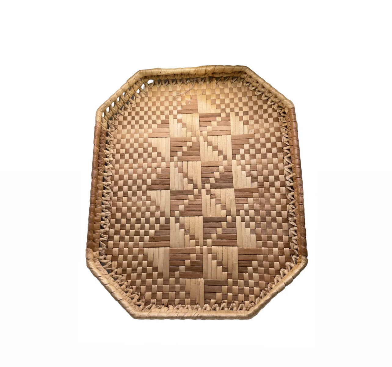 RVH Vintage Serving Tray - Cane Rockhampton Vintage Hire