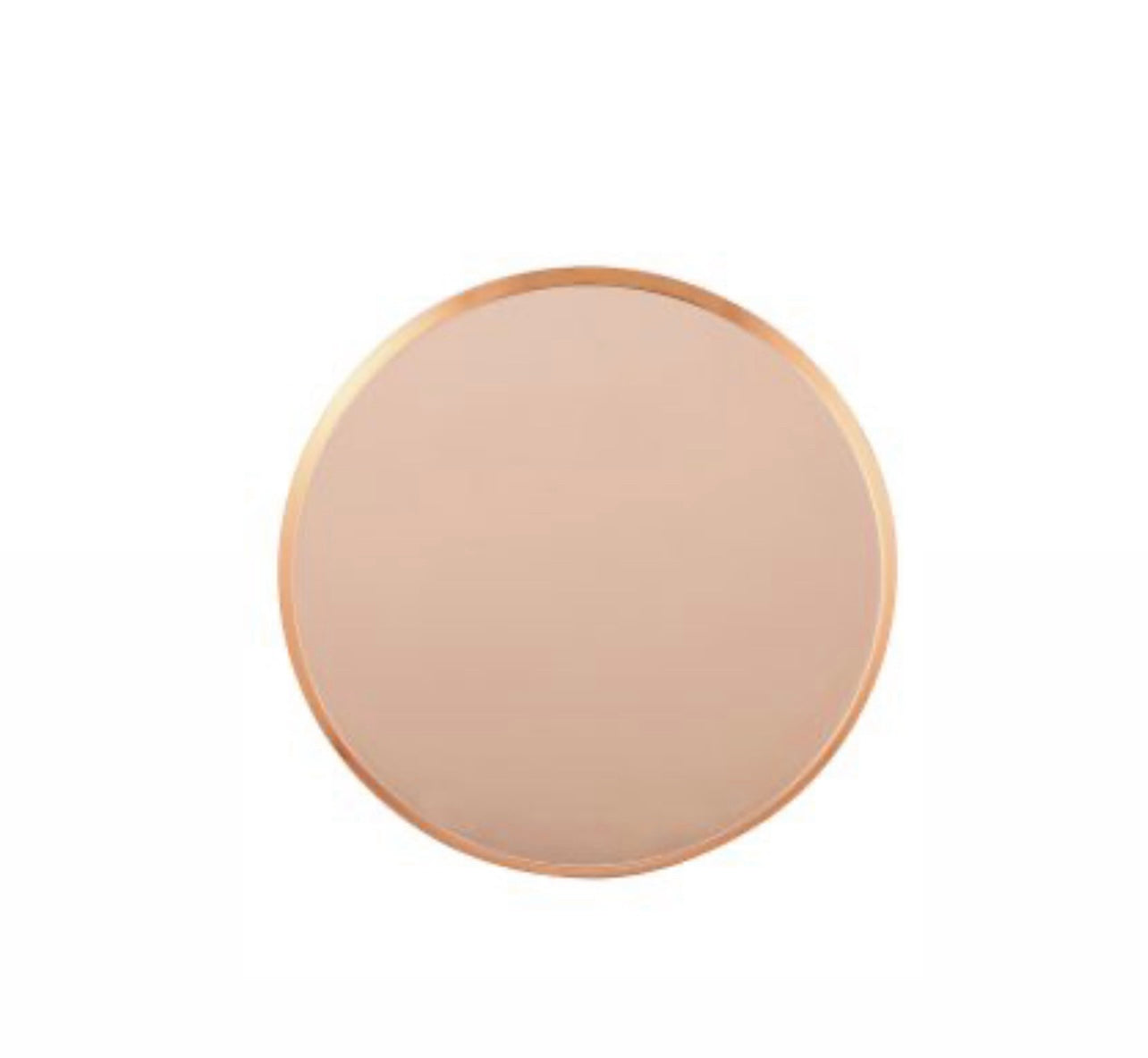 Serving Trays - Round Rose Gold x16 Available Rockhampton Vintage Hire