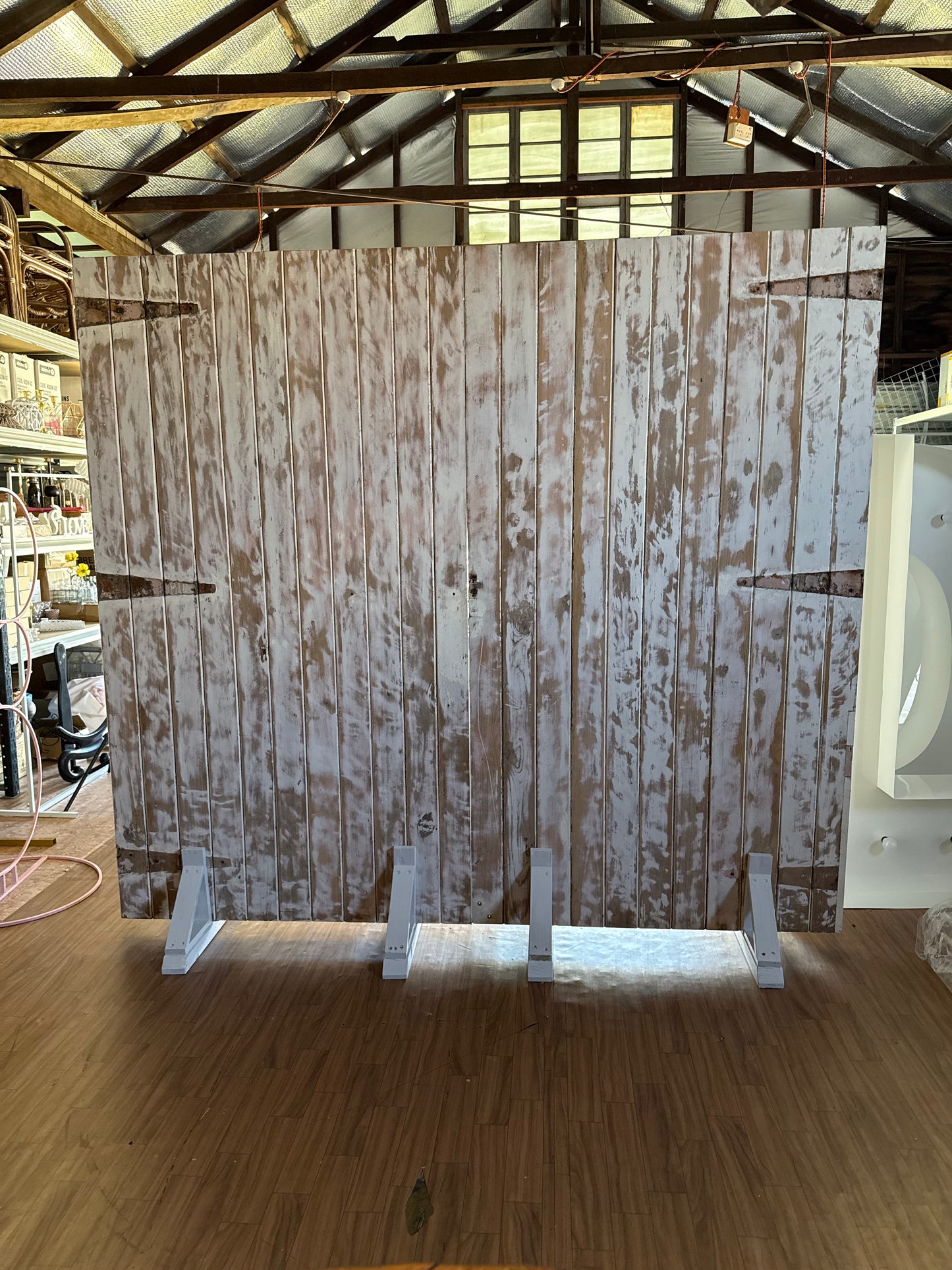 RVH Rustic Timber Wall Backdrop Rockhampton Vintage Hire