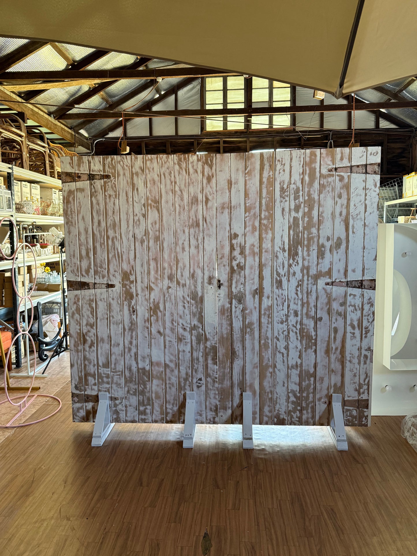 RVH Rustic Timber Wall Backdrop Rockhampton Vintage Hire