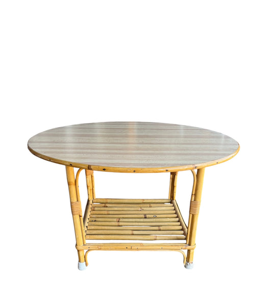 Vintage Bamboo Coffee Table Rockhampton Vintage Hire