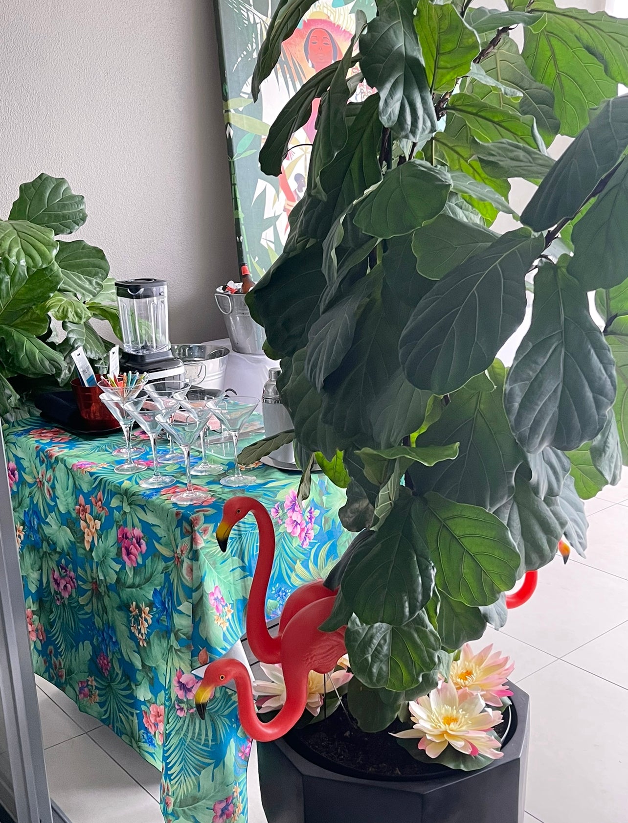 Flamingo Garden Stakes Rockhampton Vintage Hire