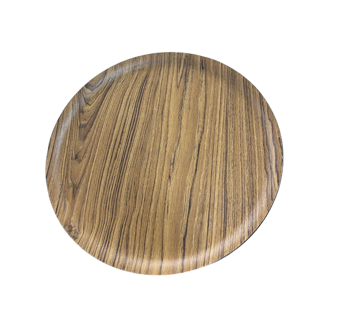 Original 70's brown veneer tray Rockhampton Vintage Hire