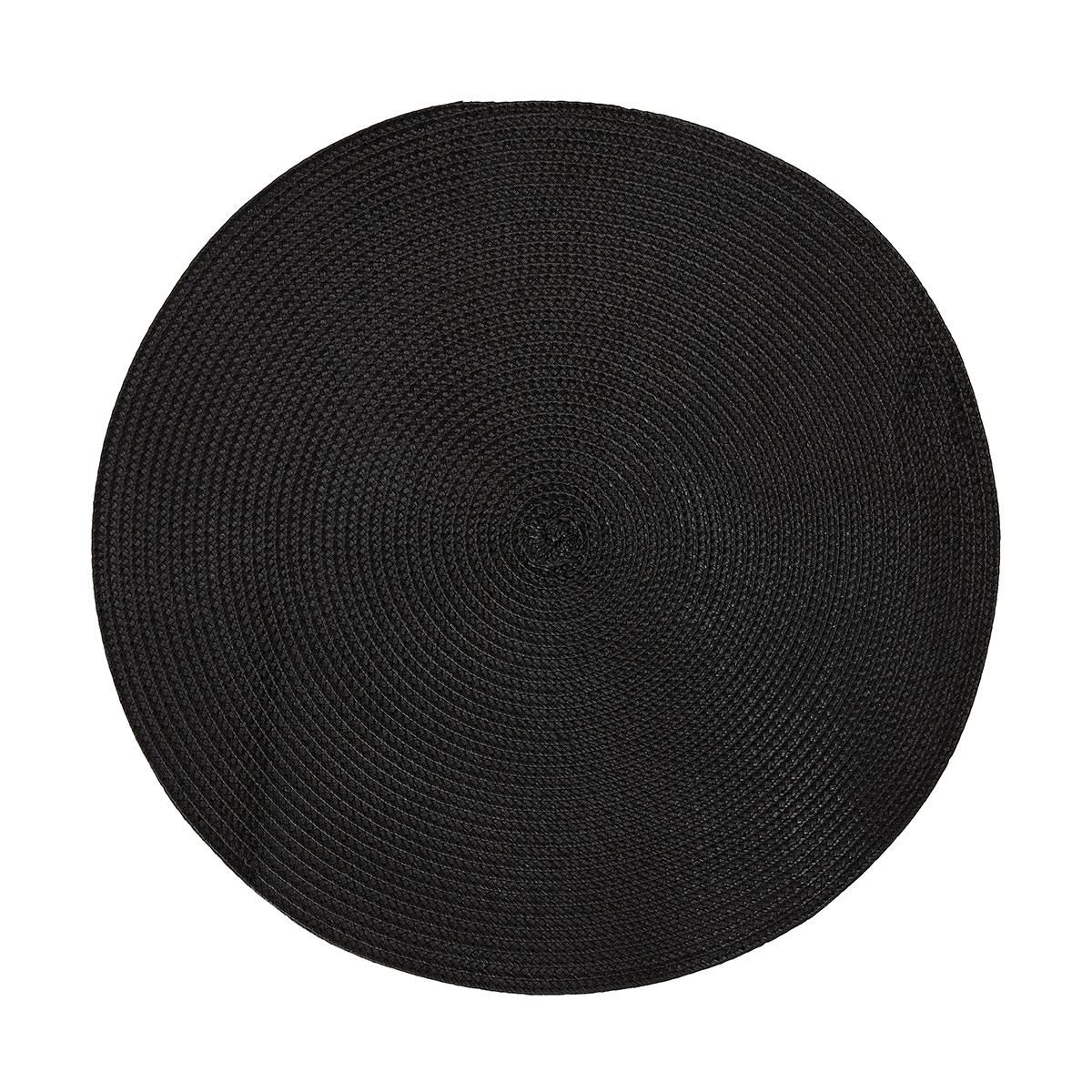 Placemats - Round Black Rockhampton Vintage Hire