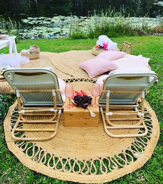 Chairs - Low Beach White Rockhampton Vintage Hire