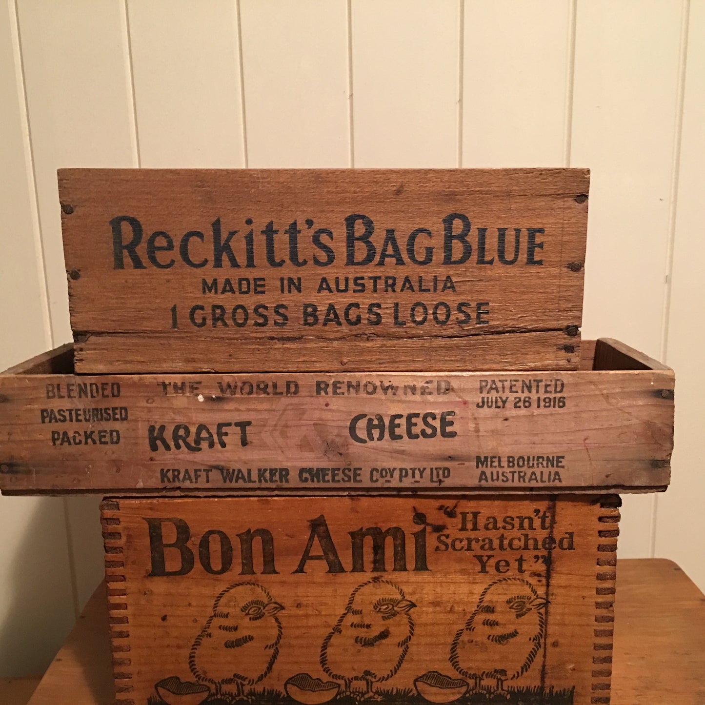 Vintage Wooden Boxes