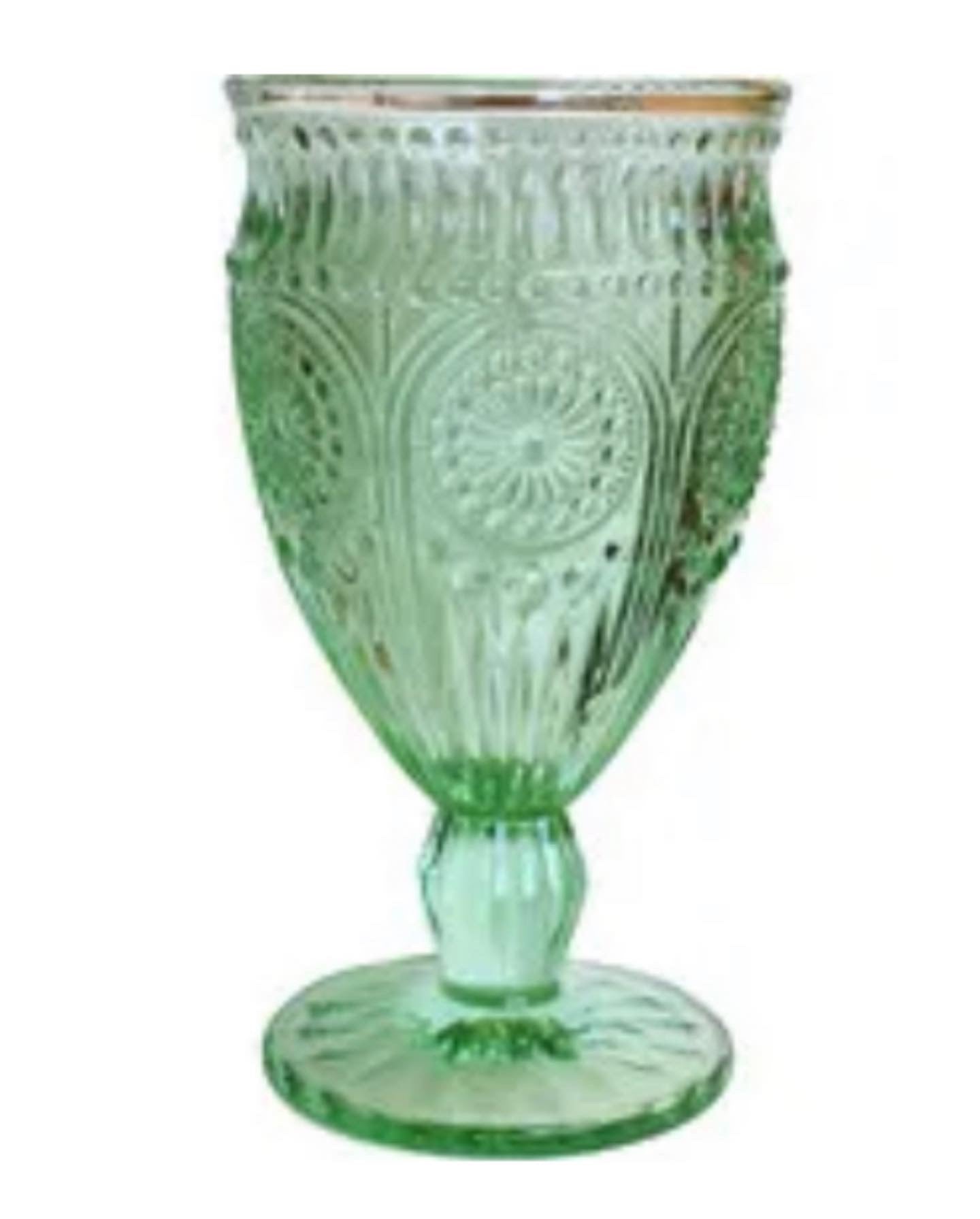 Wine Glass Soft Green Set of 4