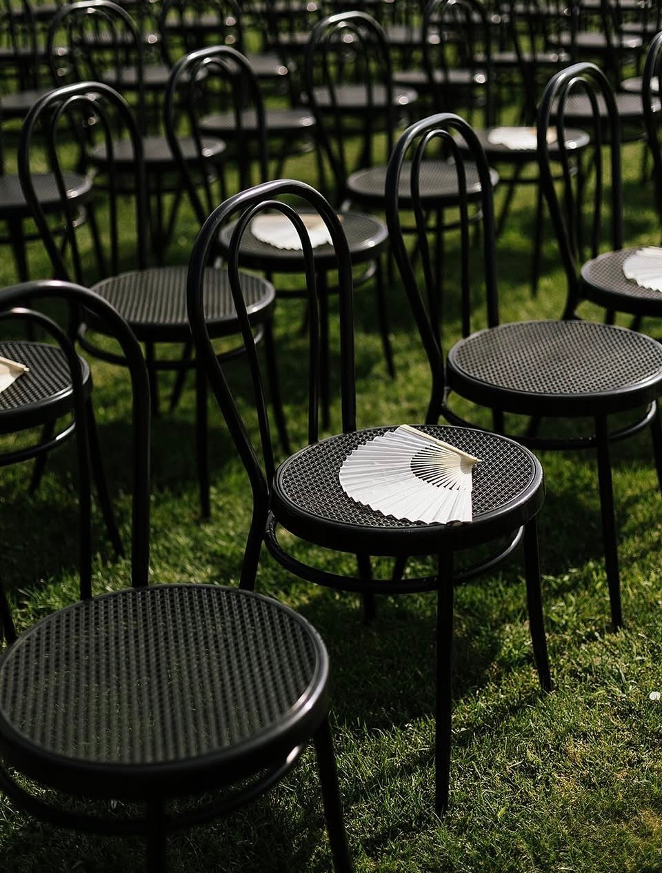Bentwood signing chairs black metal frame. Wedding, events, parties.  Rockhampton Vintage Hire - Rockhampton Weddings