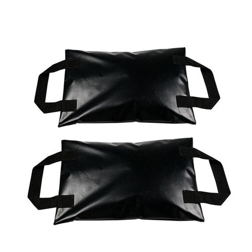 Black Sand Bag Weights 2pcs Set Rockhampton Vintage Hire