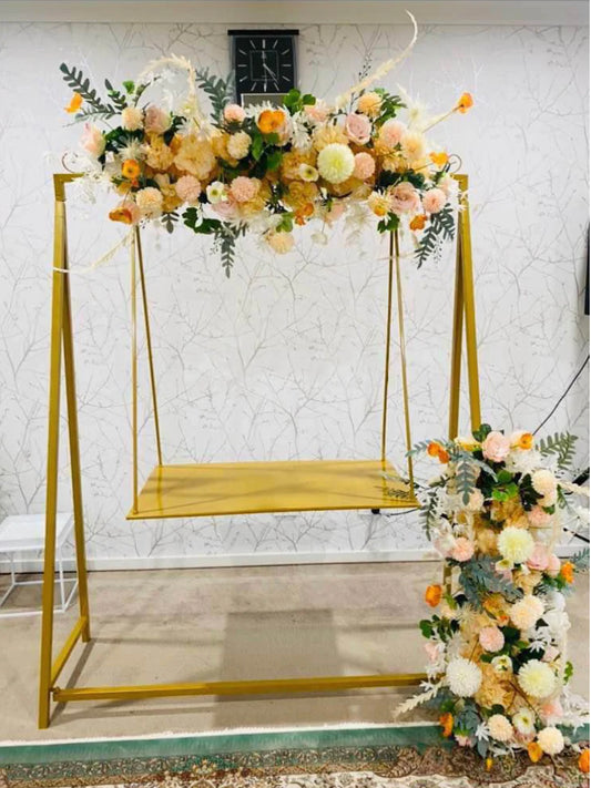 Cake Swing Gold Wedding - 1.8m high Rockhampton Vintage Hire