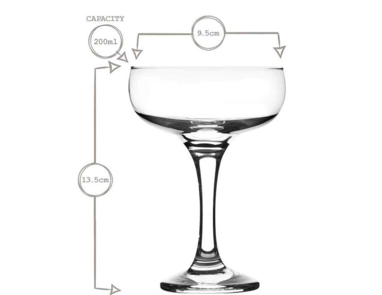 Glasses - Champagne Tower Coupes Rockhampton Vintage Hire