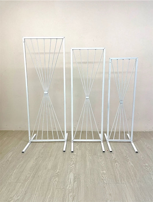 Deco Backdrop Arches 3pc Set - White