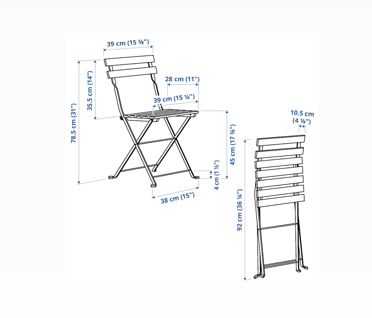 Ceremony & Reception Chairs - Wedding & Event French Bistro Chairs