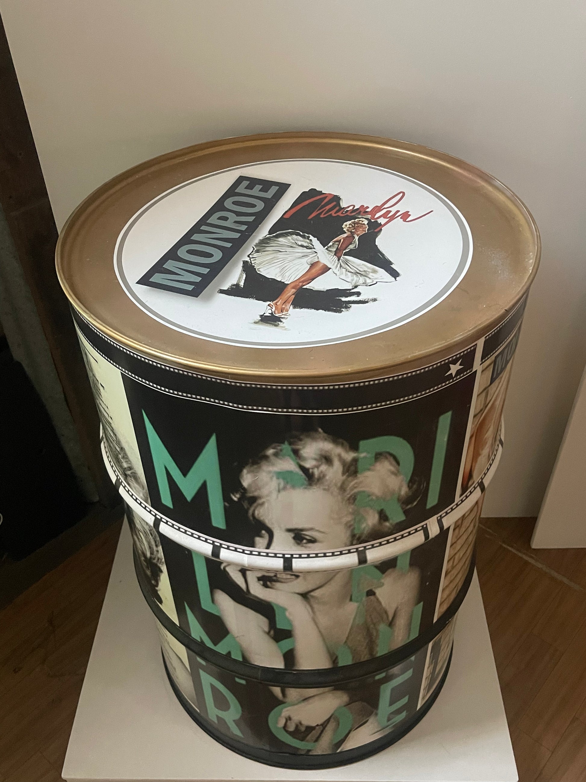 Gallon Drum Marilyn Monroe Rockhampton Vintage Hire