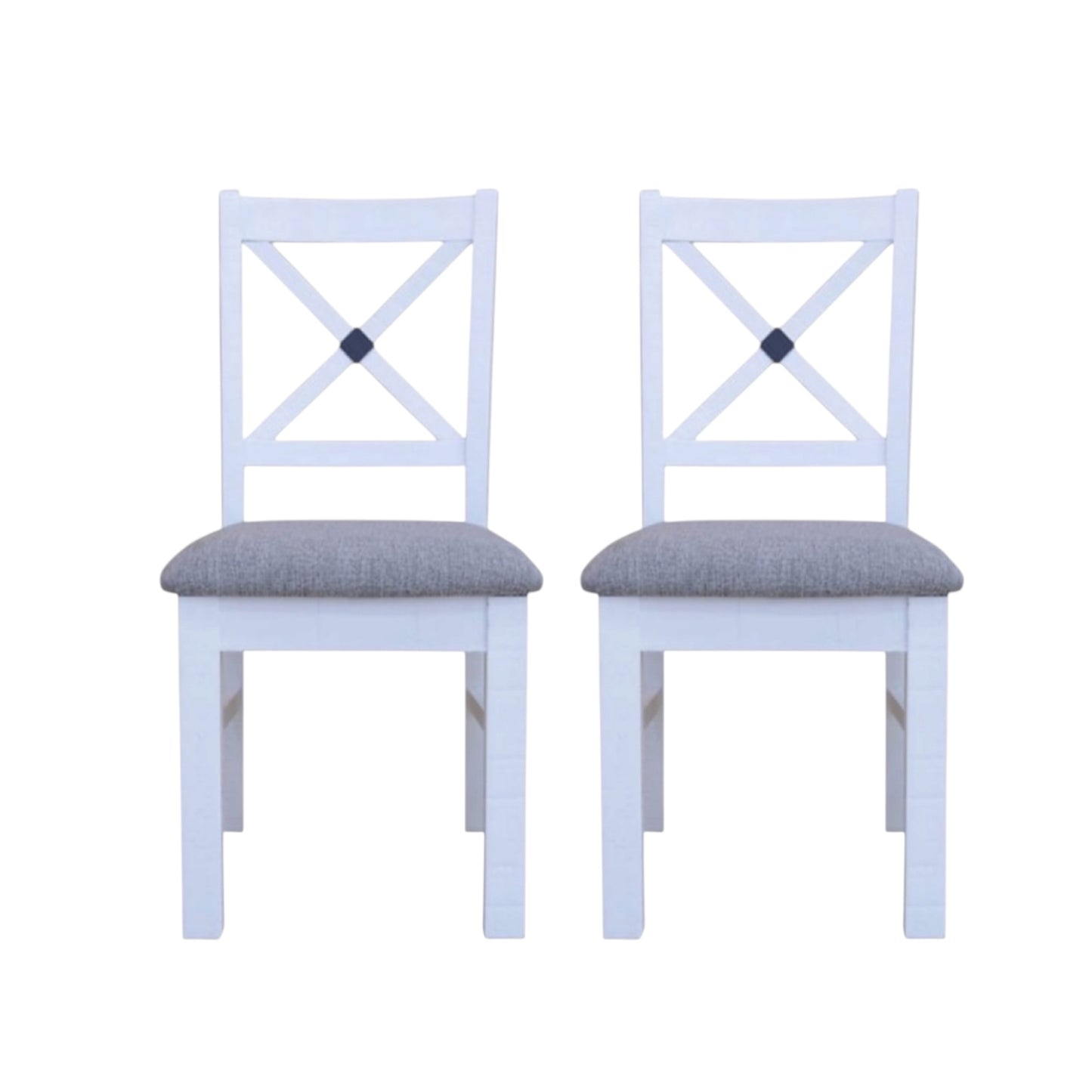 Signing Chairs - White Hampton x2 Bundle. Rockhampton Vintage Hire