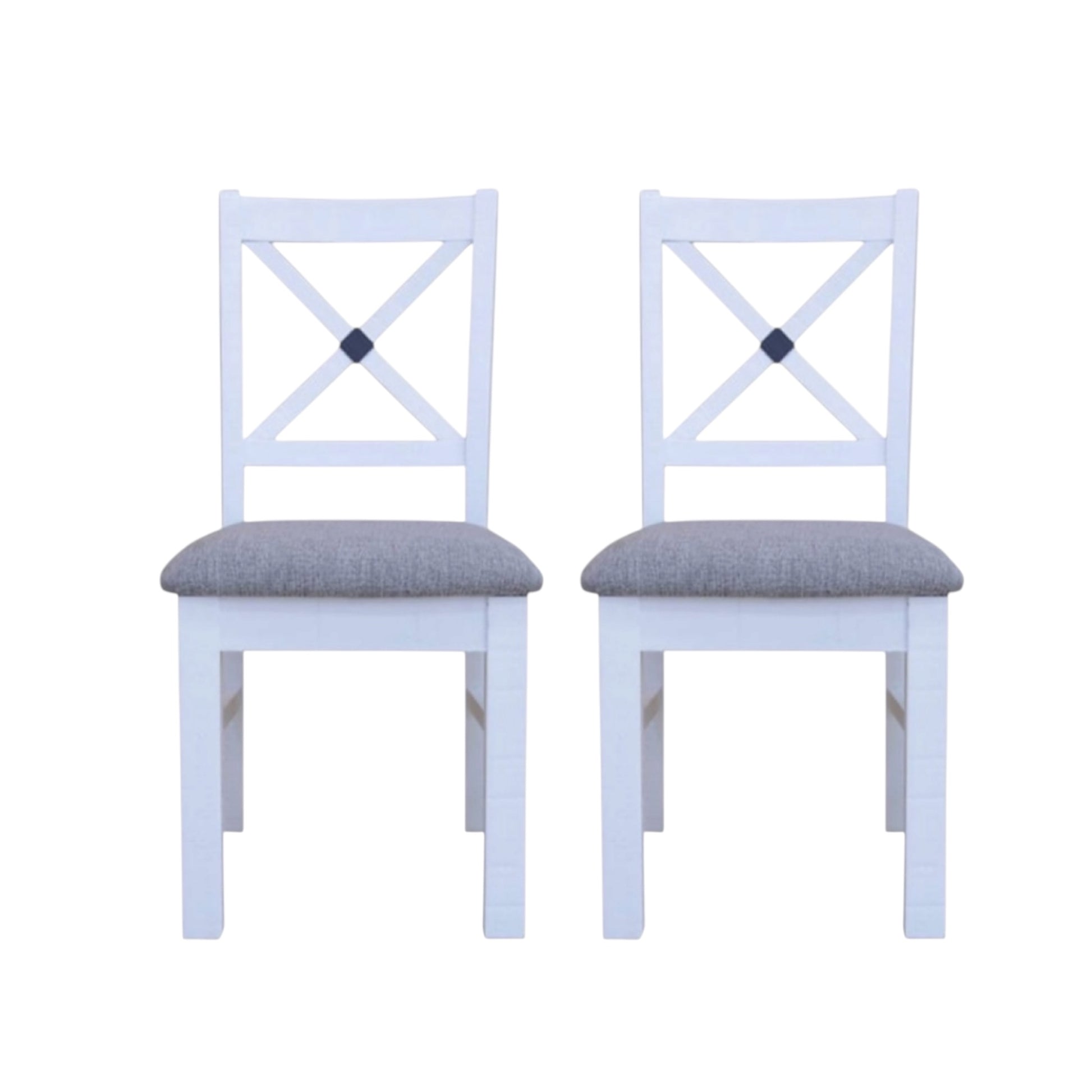 Signing Chairs - White Hampton x2 Bundle. Rockhampton Vintage Hire