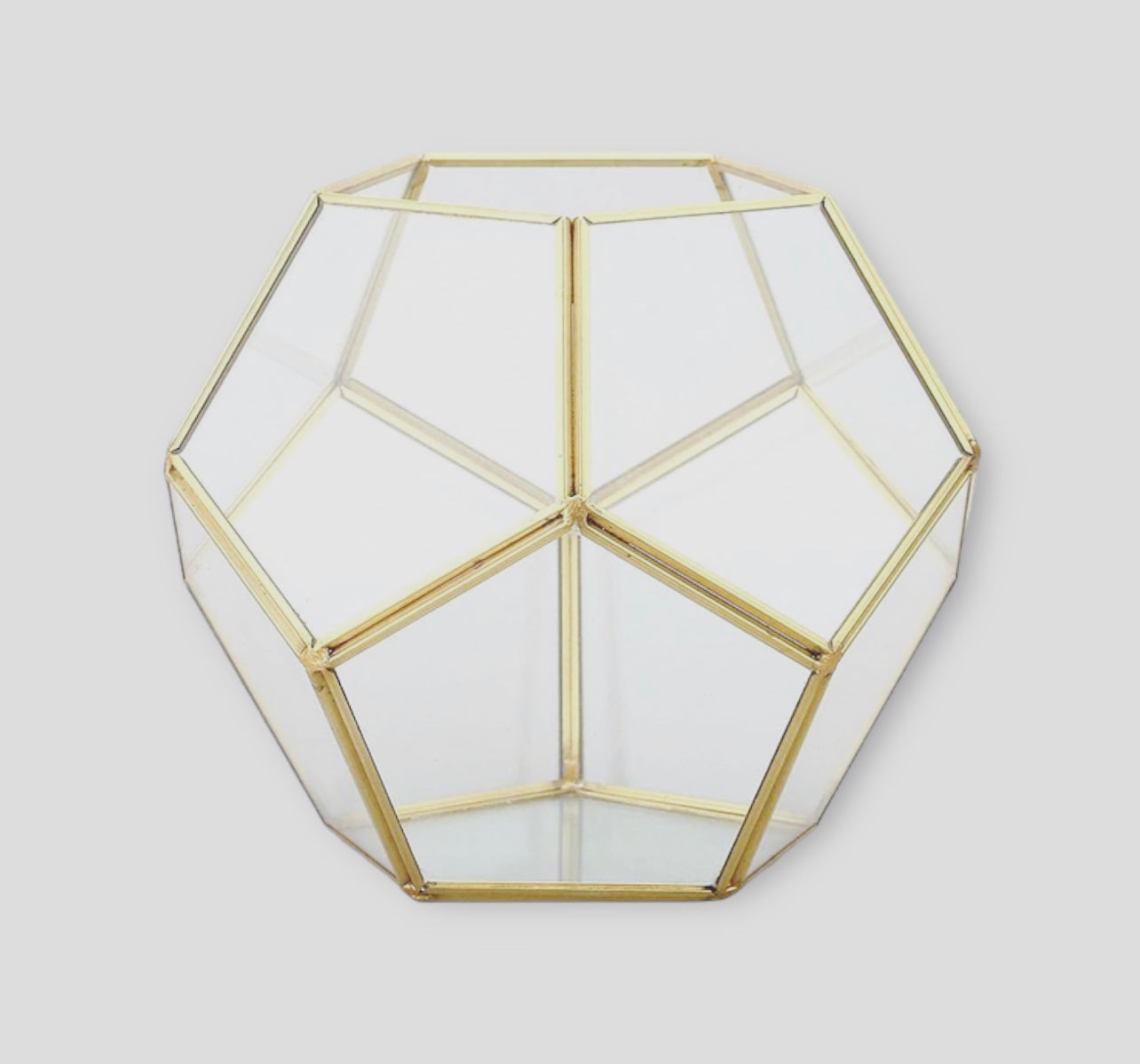 Candle Holders - Geometric Gold & Glass Lantern x4 Bundle Rockhampton Vintage Hire