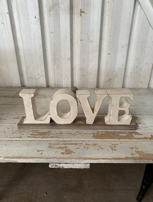 Love Word Sign Wedding & Event Hire Rockhampton Vintage Hire