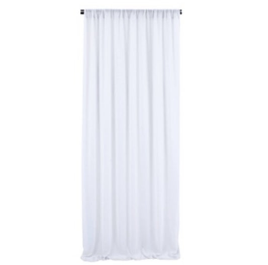 Chiffon Backdrop Curtain 3m - White x3 Bundle Rockhampton Vintage Hire