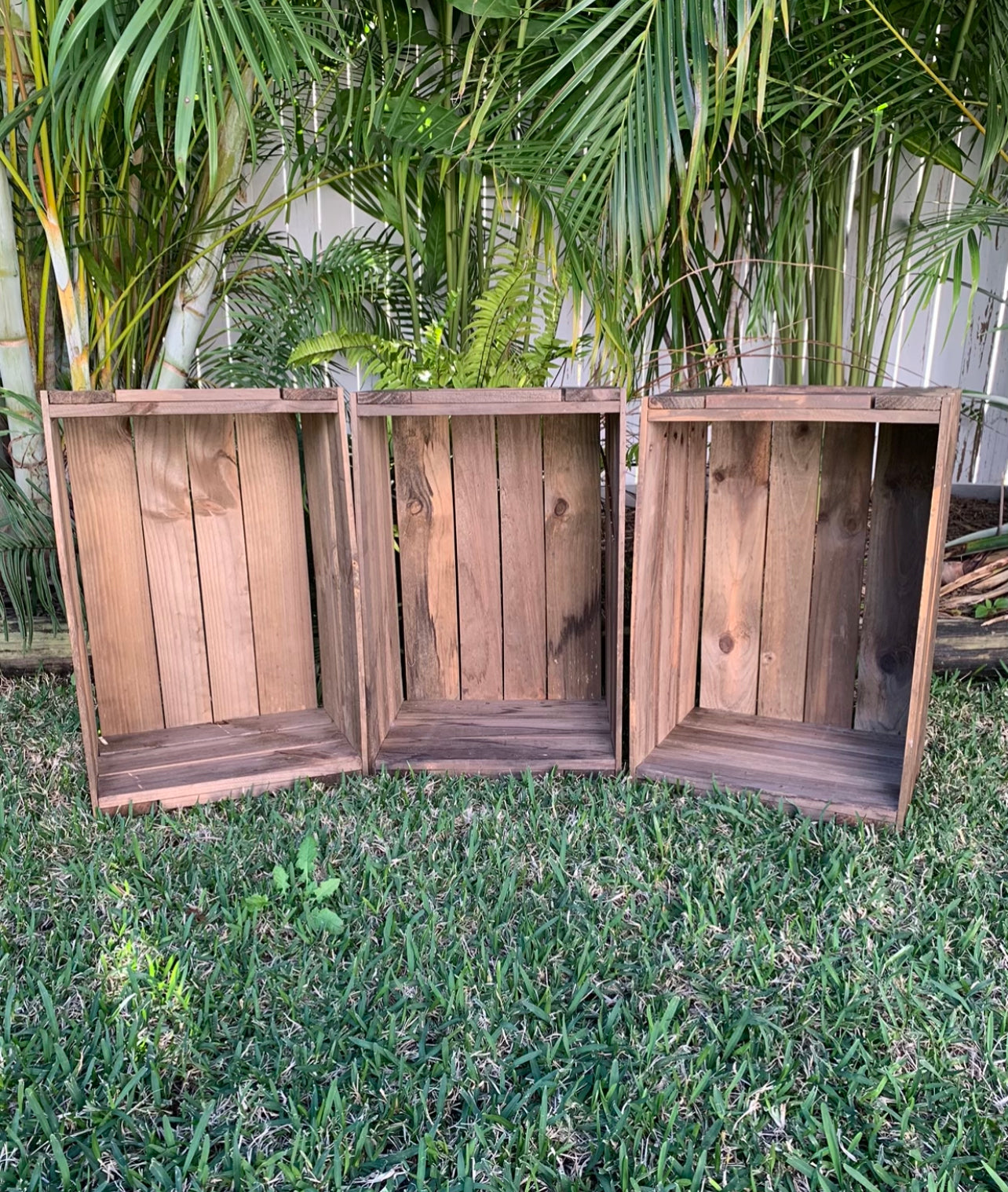 wooden boxes Rockhampton Vintage Hire