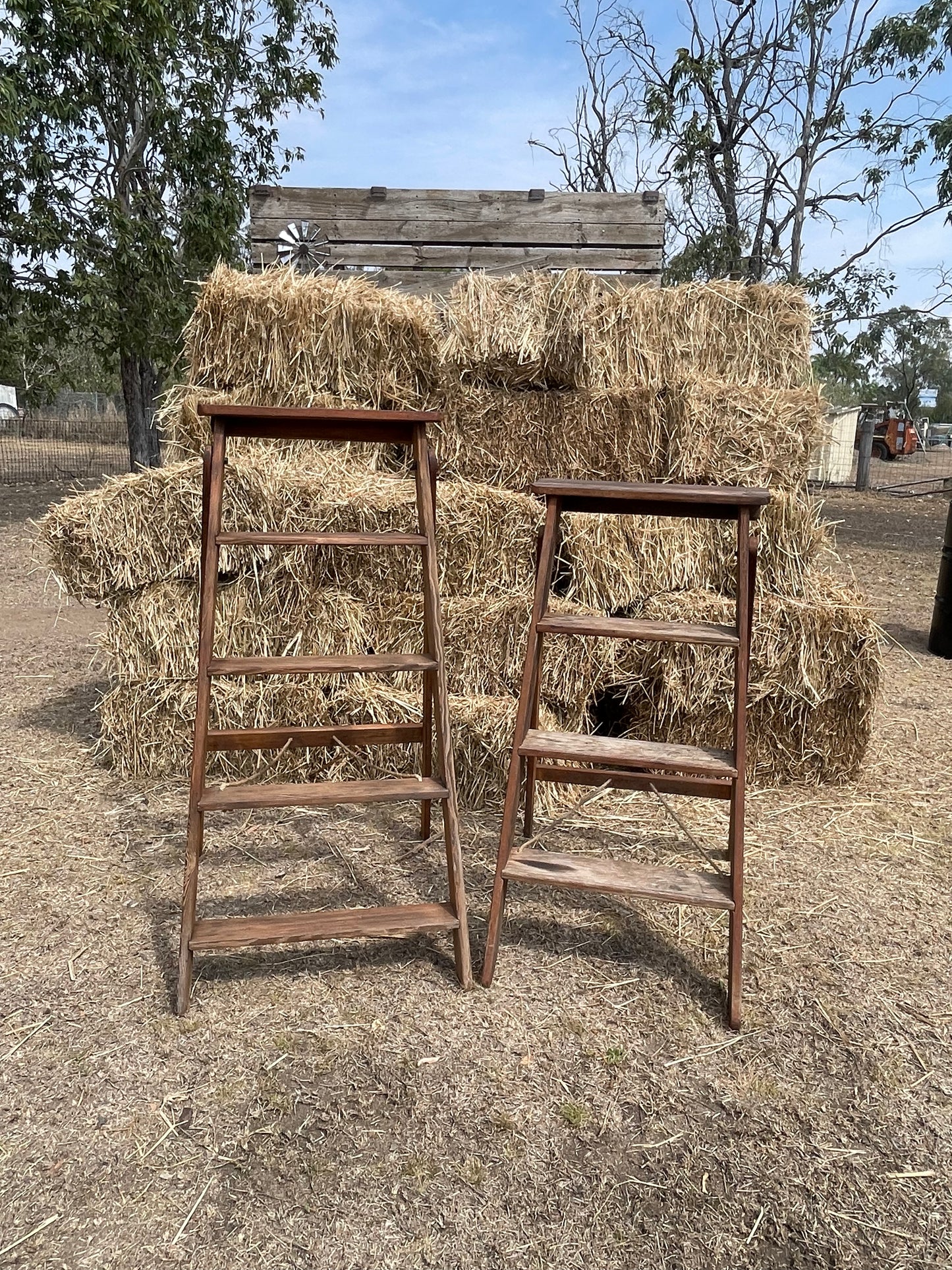 Ladder - A Frame x 2 Rockhampton Vintage Hire Weddings & Events