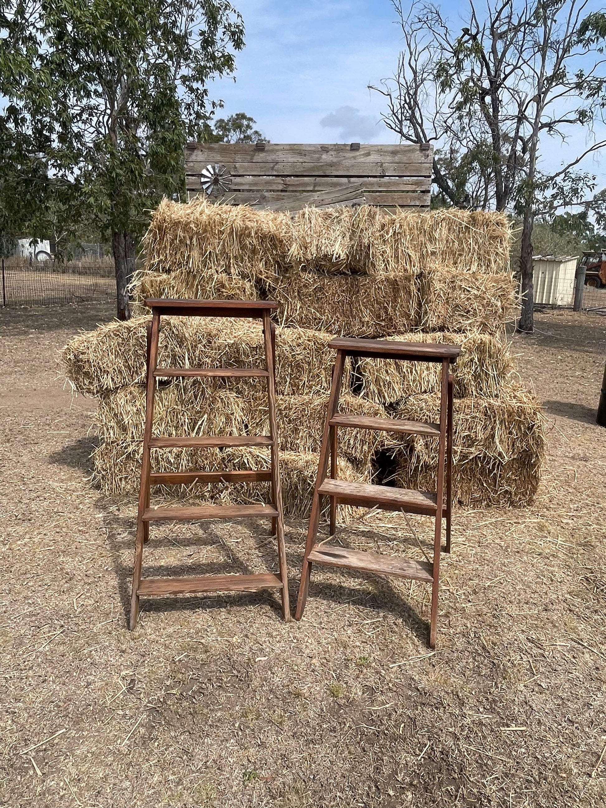 Ladder - A Frame x 2 Rockhampton Vintage Hire Weddings & Events