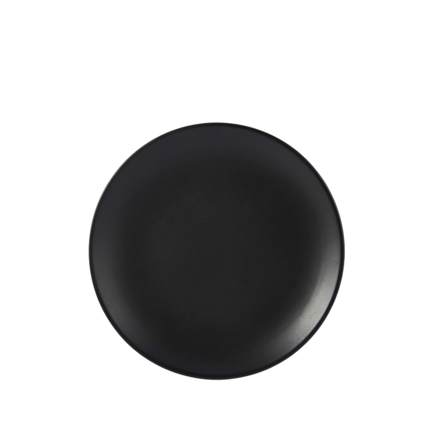 Entree, side, cake plates in Matte black Rockhampton Vintage Hire