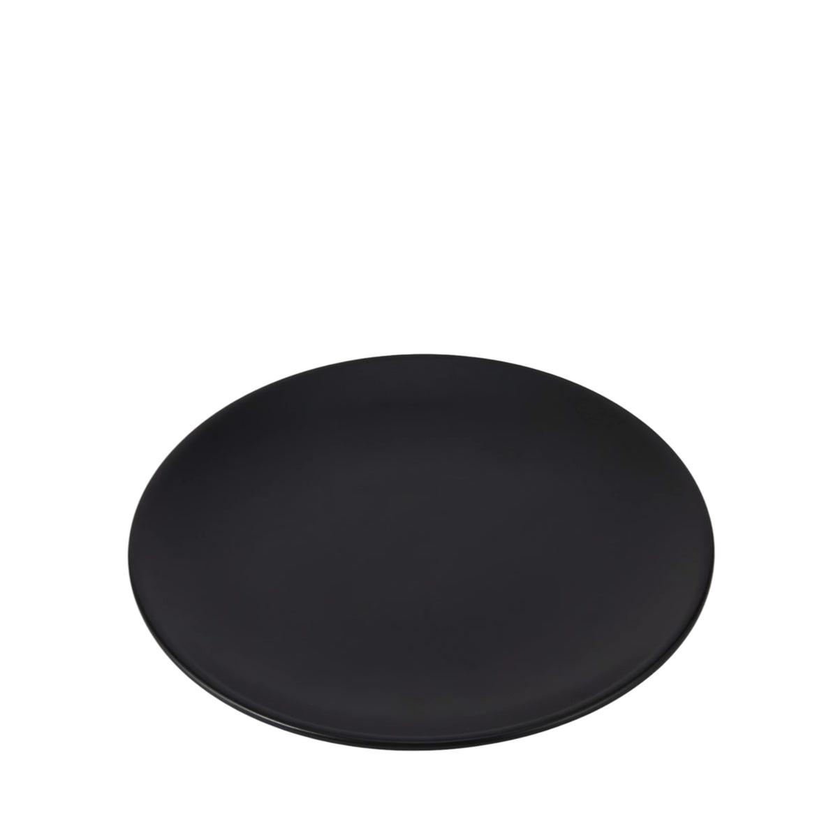 Entree, side, cake plates in Matte black Rockhampton Vintage Hire