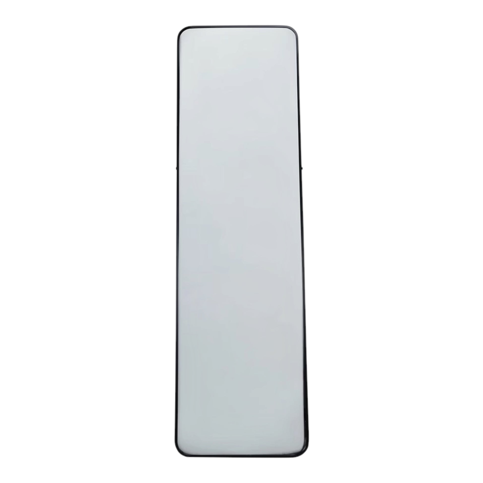 Floor standing black frame mirror, perfect for wedding welcome sign, photo booth and event seating plans. Rockhampton Vintage Hire