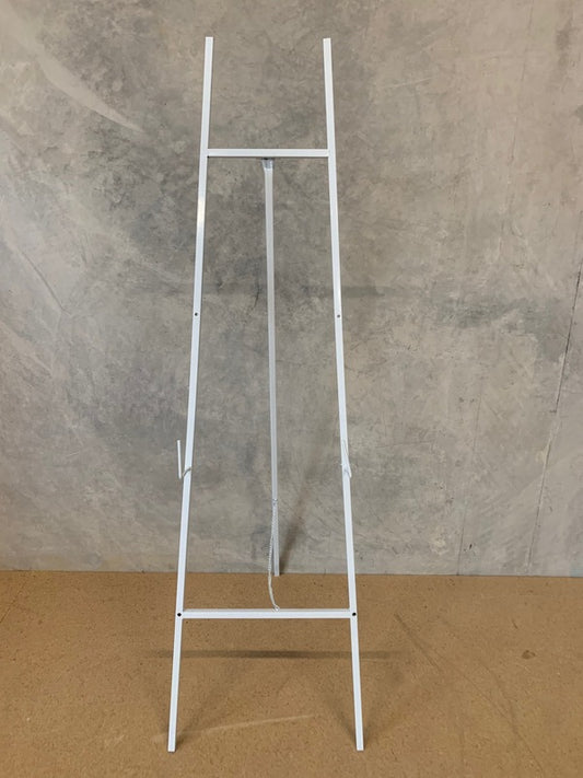 Basic Floor Standing Easel - White Rockhampton Vintage Hire