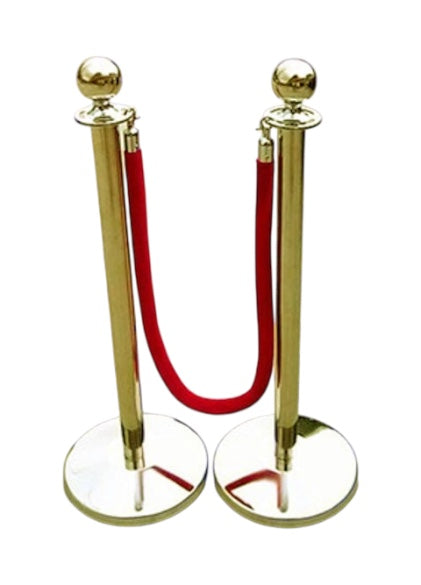 Bollard/Stanchions Heavy Duty - Gold x4