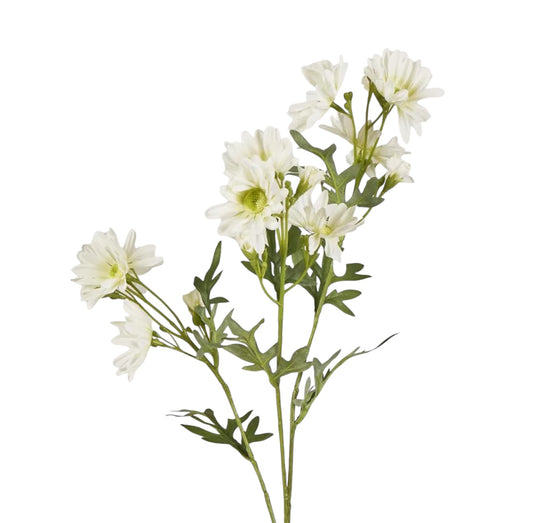 Daisy Spray White 74cm