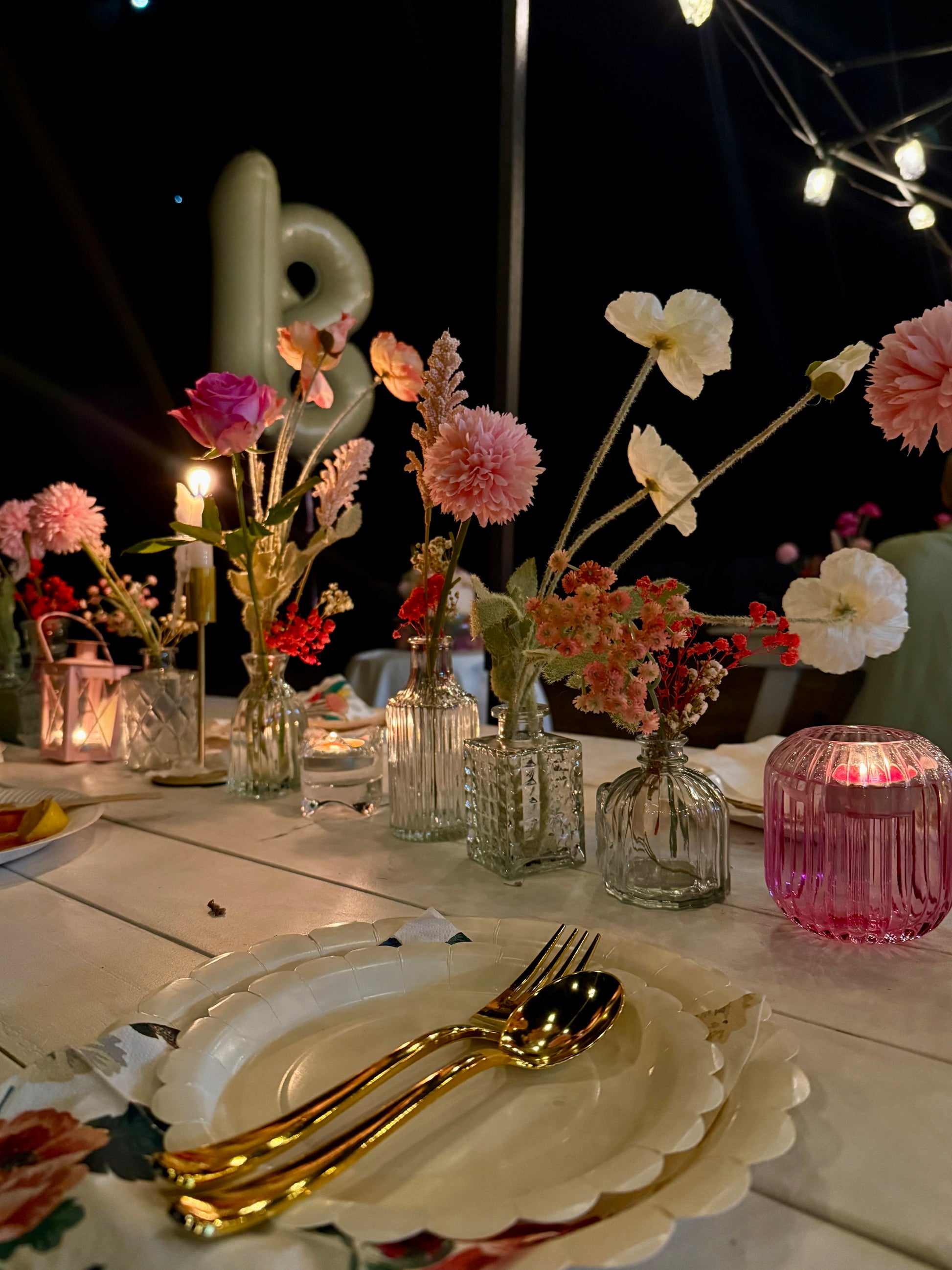 Wedding & Event Modern Glass Vases - Mixed Sizes x79 Available for hire at Rockhampton Vintage Hire