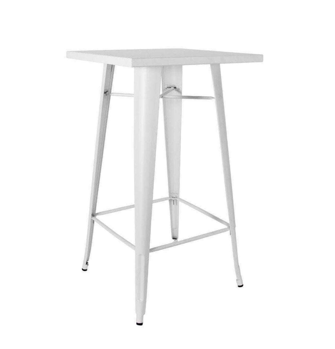 RVH Tolix Dry Bars - White Available for hire at Rockhampton Vintage Hire