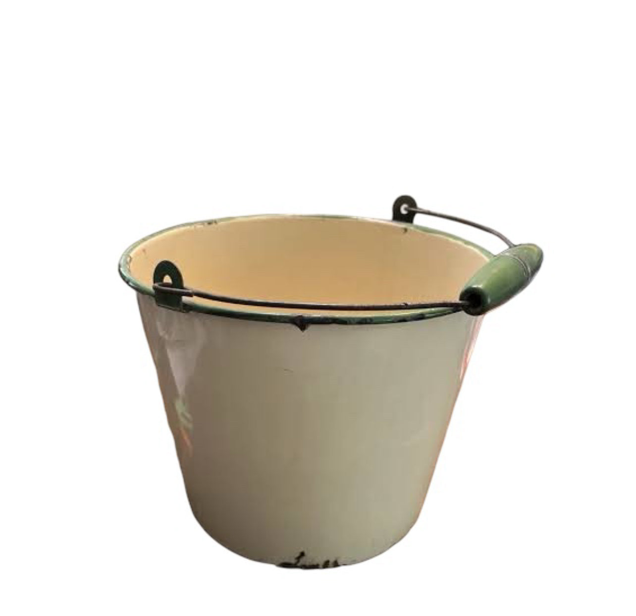 Vintage Enamel Bucket