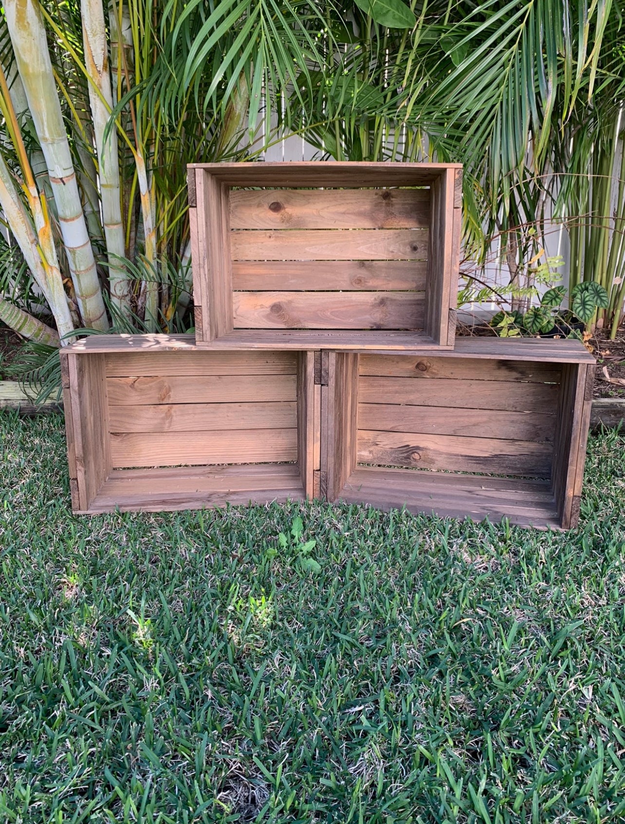 RVH wooden boxes Rockhampton Vintage Hire