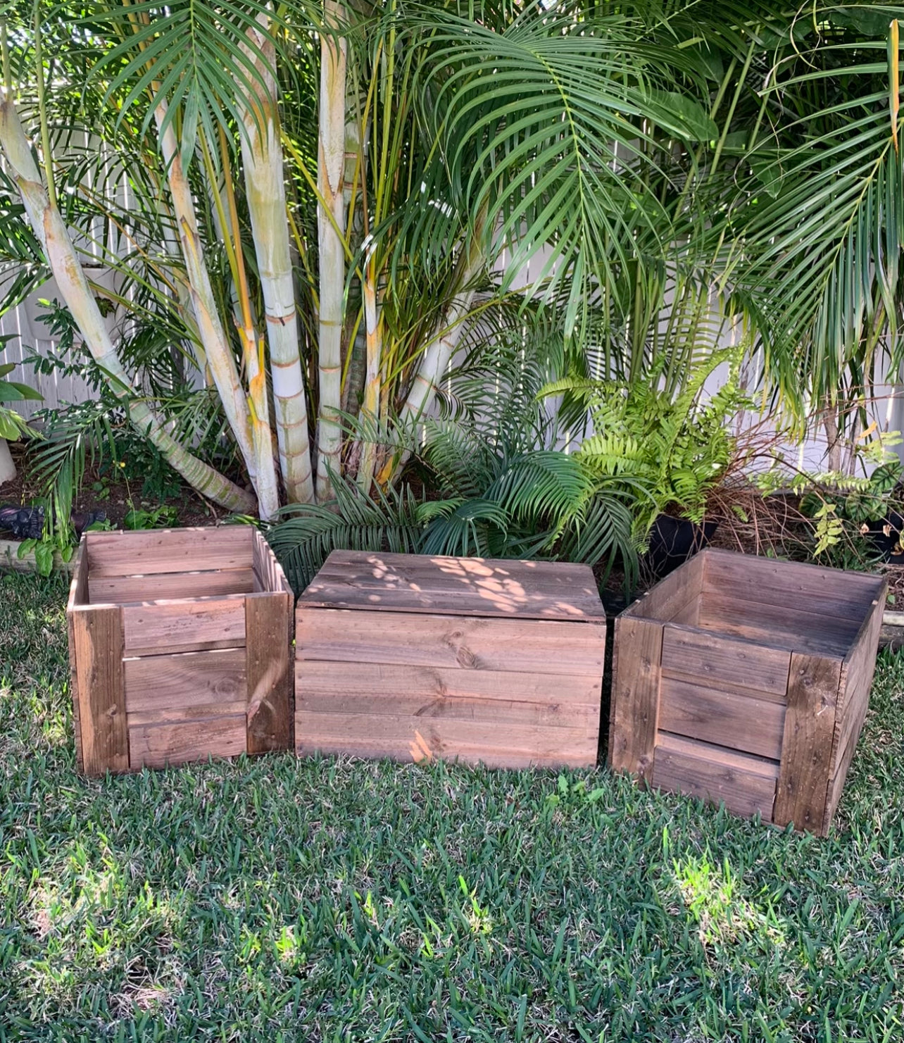 RVH wooden boxes Rockhampton Vintage Hire