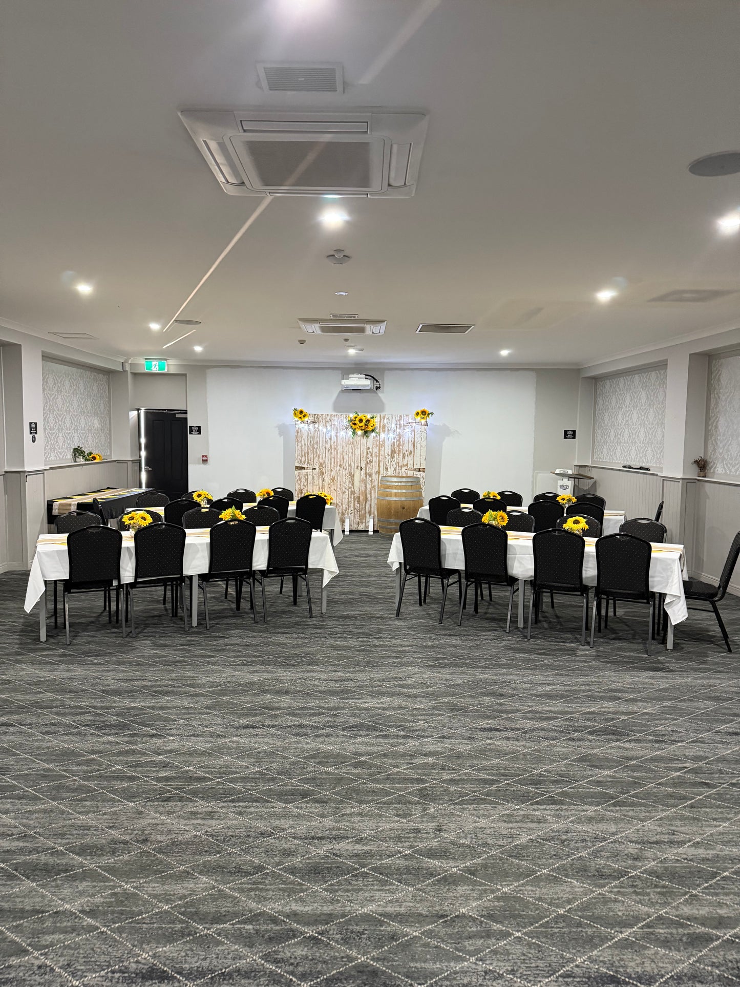 RVH Rustic Timber Wall Backdrop Rockhampton Vintage Hire