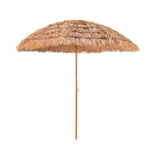 Our raffia and bamboo thatched tiki outdoor umbrella are a perfect way to bring a special event outdoor island vibe. It adds natural shade and comfort for your guests, helping keep everyone cooler outdoors, and it pairs beautifully with our picnic sets or any outdoor event setup. Rockhampton Vintage Hire
