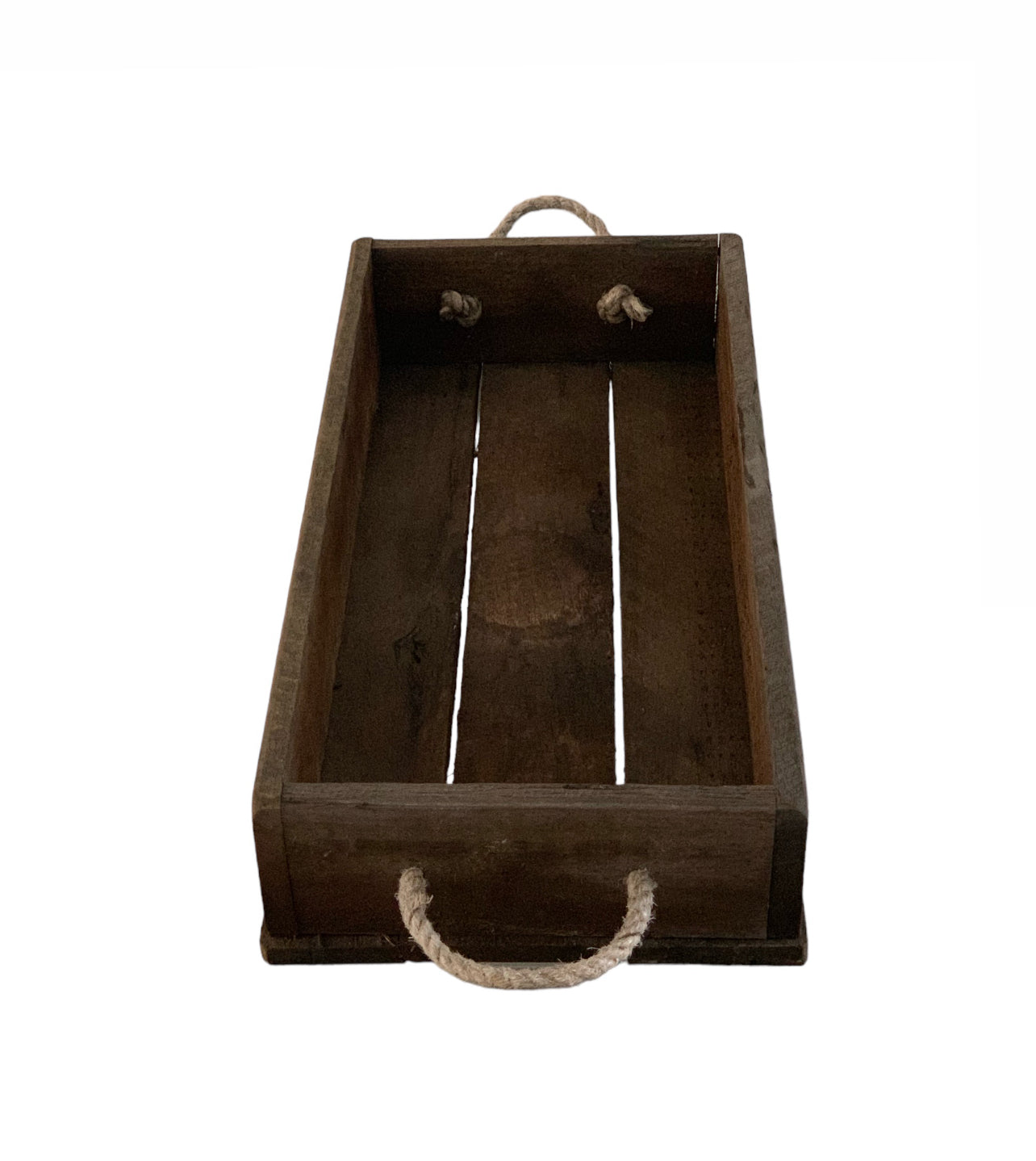 RVH Timber Tray - Rope Handles Rockhampton Vintage Hire