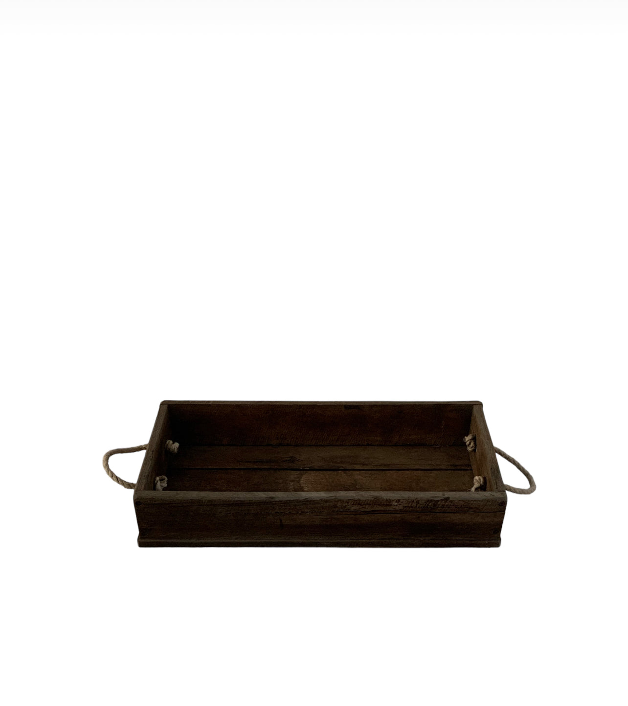 RVH Timber Tray - Rope Handles Rockhampton Vintage Hire